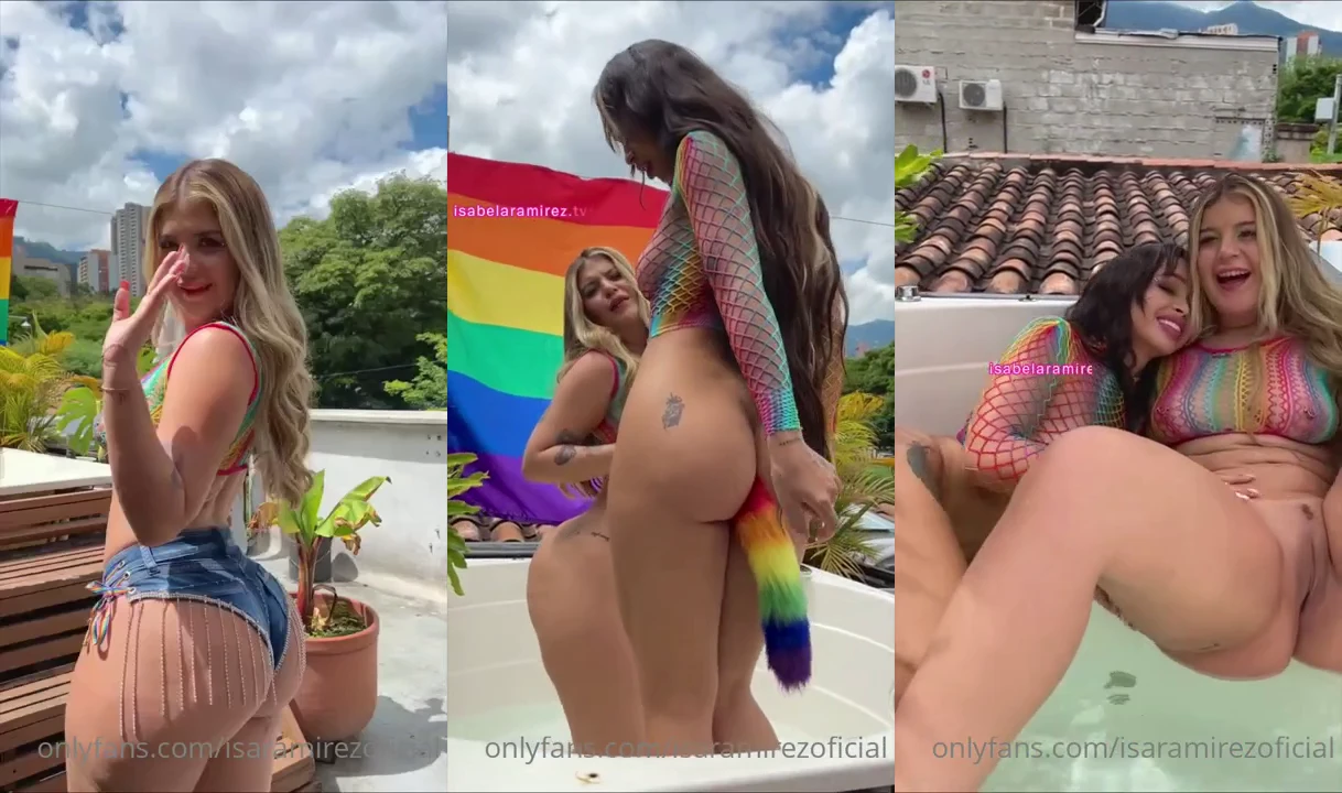 isaramirezoficial-and-bff-having-lesbian-sex-outdoor